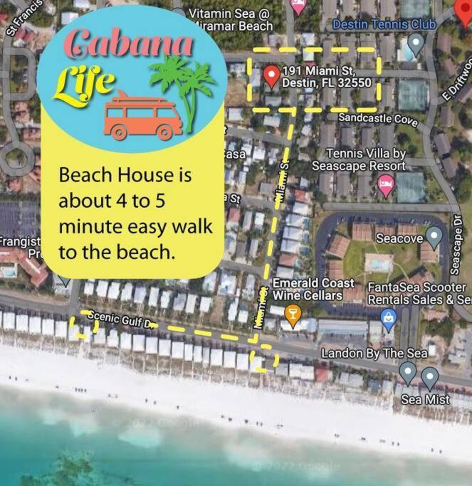 Private Beach Access, Fenced Yard & Pet Friendly, Pool, Cabana Life Beach House دستين المظهر الخارجي الصورة
